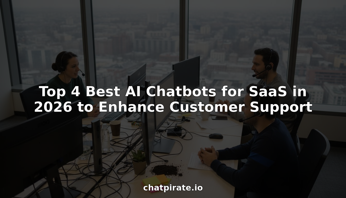 Top 4 Best AI Chatbots for SaaS in 2026 to Enhance Customer Support